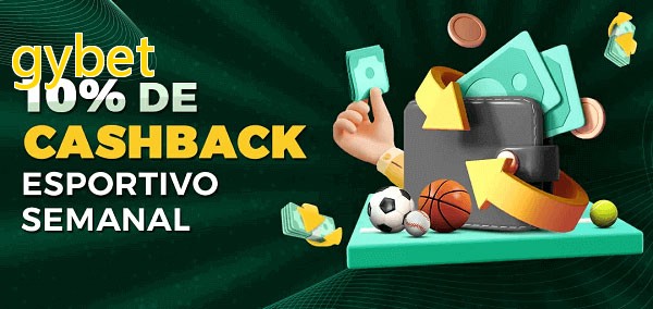 10% de bônus de cashback na gybet