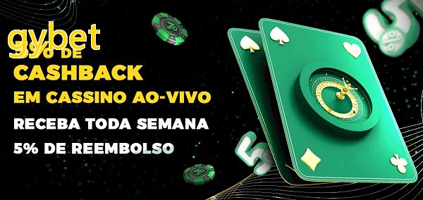 Promoções do cassino ao Vivo gybet